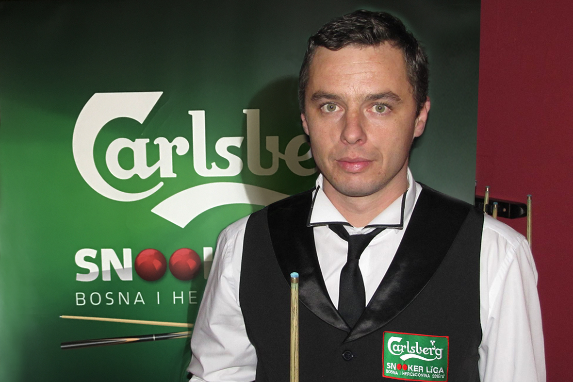 Ivan Kristić pobjednik I kola Carslberg Snooker lige BiH u Kiseljaku