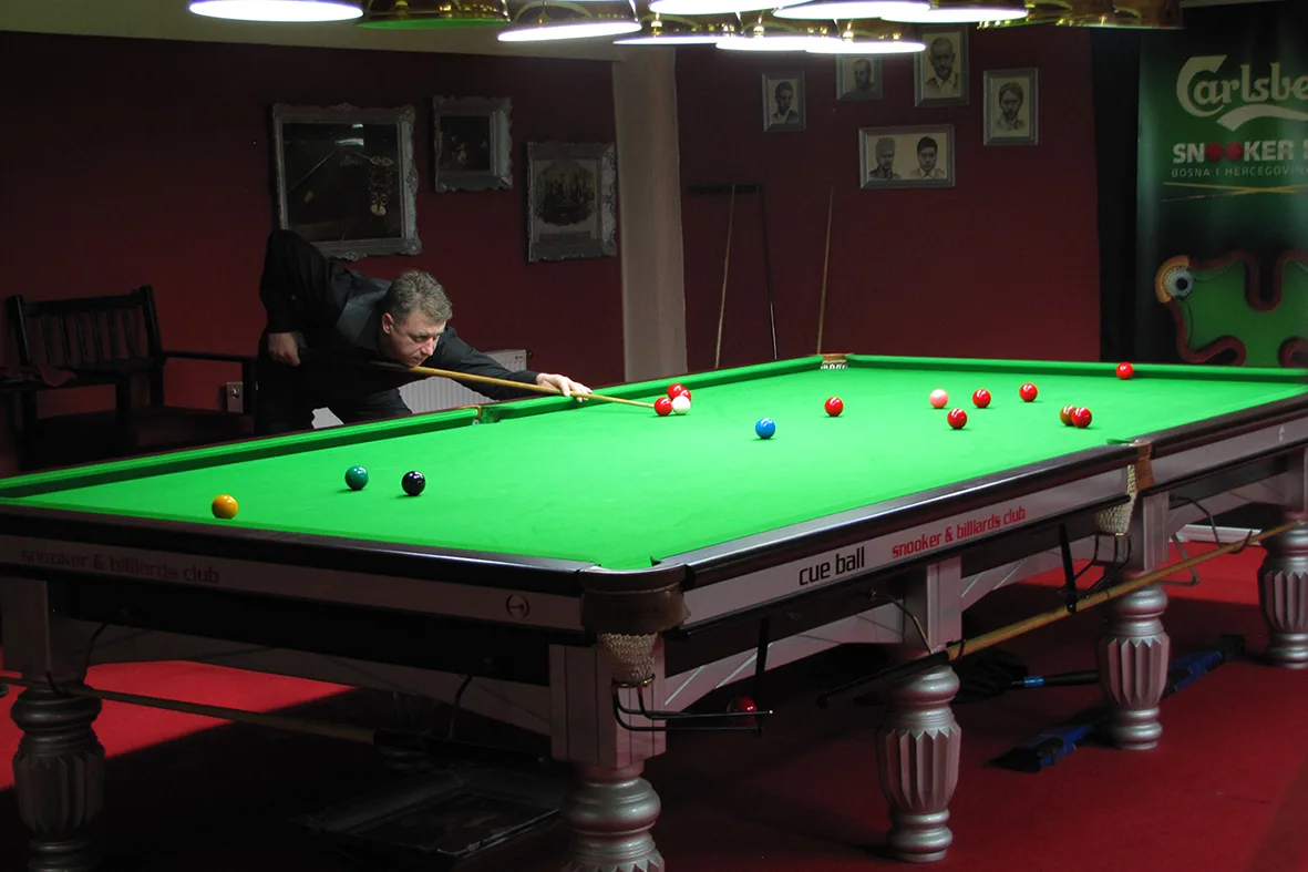Nedžad Emšo osvajač četvrtog kola Carlsberg snooker lige BiH u Kiseljaku.