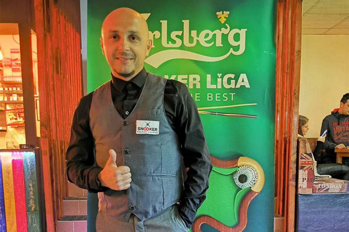 Robert Kovačević i Zlatan Fuka osvajači drugog kola Carlsberg snooker državnog prvenstva BiH